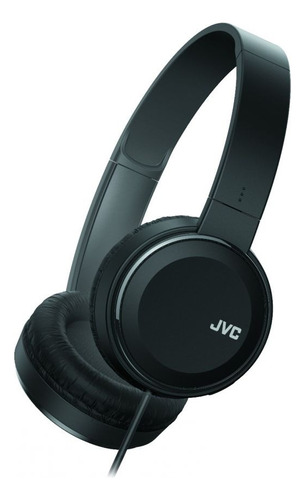 Auricular Jvc On Ear Ha-s190m-b Negro Microfono Un Cable  