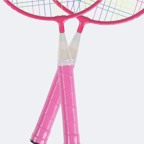 Raqueta De Nylon De Raqueta De Bádminton Infantil Con Rosa