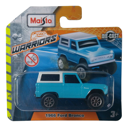 Maisto 1966 Ford Bronco Azul Nueva Sellada