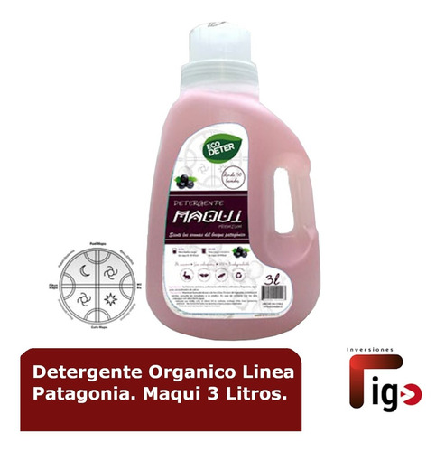 Detergente Orgánico Linea Patagonia Maqui 3 Litros