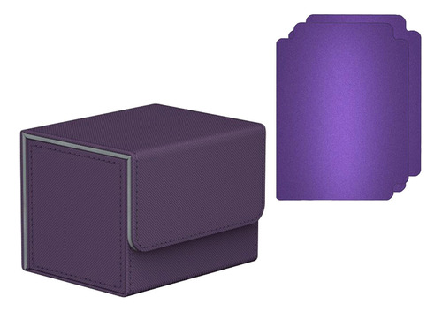 Caja Para Mazos De Cartas, Estuche Para Mazos De Púrpura