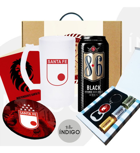 Combo Cervecero Pro Santa Fe Personalizado  Artesanal / Mug