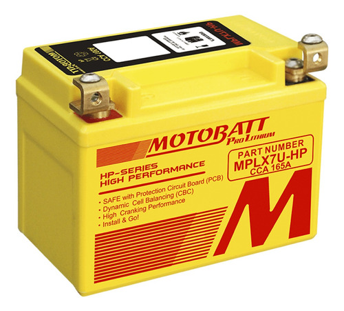 Bateria Litio Motobatt Bal Yamaha Mt 03 300