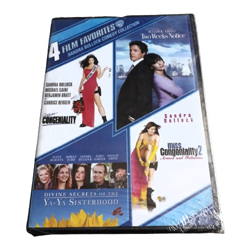 4 Dvd   Sandra Bullock Comedy Collection     Nuevo Y Sellado