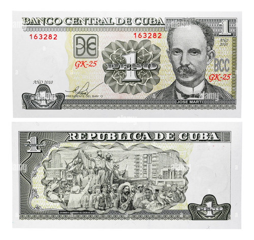 Billete 1 Peso Cubano Jose Marti Entraba A La Habana Aa#231