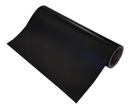 Adesivo Vinil Color Envelopamento Móveis Geladeira 6m X 1m Cor Preto Fosco