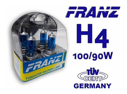 Bombillos H4 Franz Germany Xenón Blue 100/90w Luz Blanca