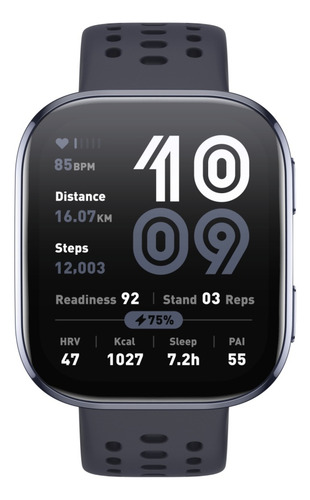 Amazfit Bip 6 Reloj Inteligente De 46 Mm, Batería De 14 Días, Visualización Amoled De 1.97 Pulgadas, Gps Y Mapas Gratuitos, Ai, Llamadas Y Texto Bluetooth, Rastreador De Salud, Fitness Y Sueño, Negro