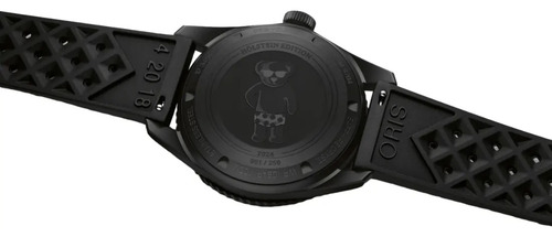 Reloj Oris Hölstein Edition 2024 01 400 7794 4784-set Correa Negro Bisel Negro Fondo Negro