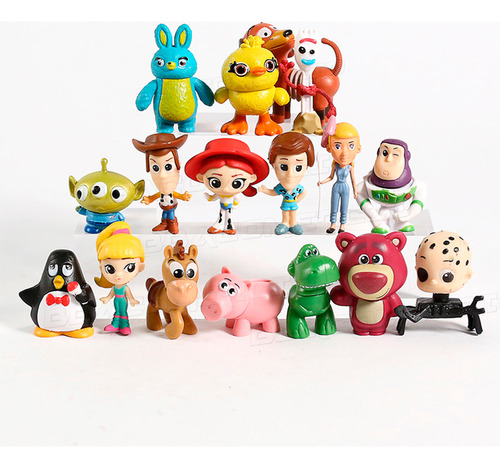 17 Bonecos Toy Story Buzz Lightyear Action Figures Coleção