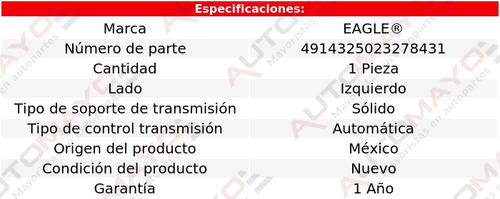 Tacón Transmisión Aut Izq Sandero 1.6l 4 Cil 2010-2015
