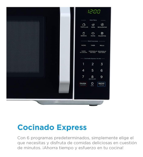 Horno Microondas Ahorro Energia Midea 1.1 Pies 1500 Watts