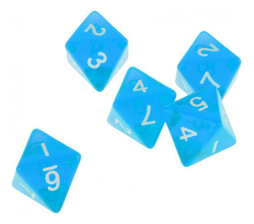 Dados De MĂșltiples Caras 5 Piezas