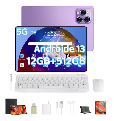 comprar Tablet Pro12 12gb512gb Ram Android 13 Sim Tablet Con Teclado