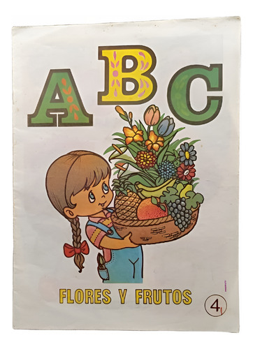 Cartilla Abc Flores Y Frutos Para Niños (Usado)