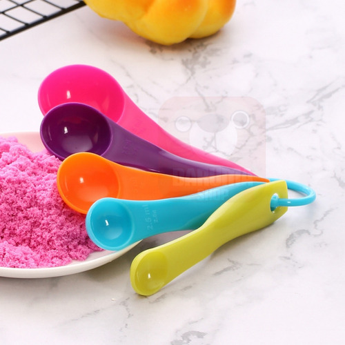 Set De Cucharas Medidoras X5 Cocina Dosificador Repostería