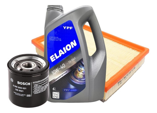 Aceite Elaion 10w40 + Filtros Chevrolet Joy Onix Prisma