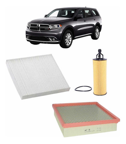 Filtro Aceite Aire Polen Dodge Durango 2014 Al 2021 3.6