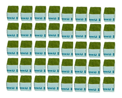 Imagem 1 de 5 de Cultilene Wool Block (bloco De Lã De Rocha) - 40 Un De 4x4cm