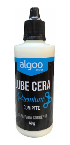 Imagem 1 de 10 de Lubrificante Corrente Algoo Pro Lube Cera Premium Ptfe 60ml