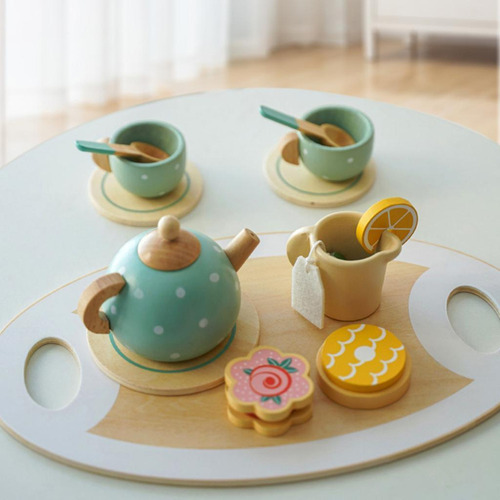 [ Set De Juego De Cocina For Fiestas De Té, 14 Uni