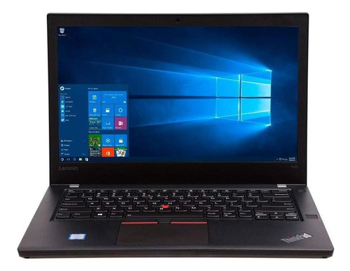 Laptop Lenovo Thinkpad T470s, Core I7-7th, 8gb Ram, 256gb M2 Negro (Reacondicionado)