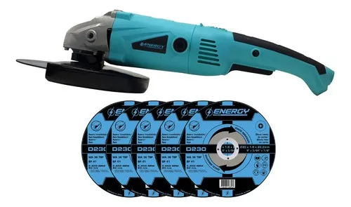 Amoladoras De 9 Con 5 Discos 230mm