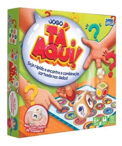 Jogo Tabuleiro Infantil Tá Aqui! -toyster Game Office
