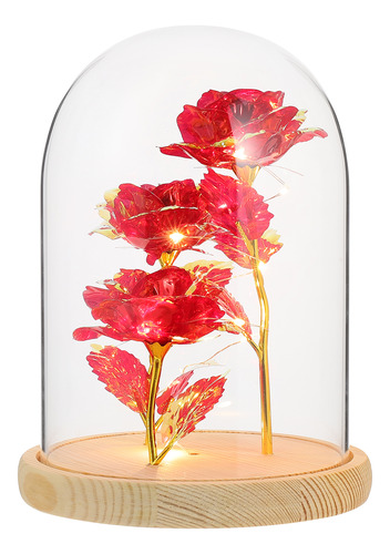 Farol Con Rosas Para Decoración Floral, Navidad