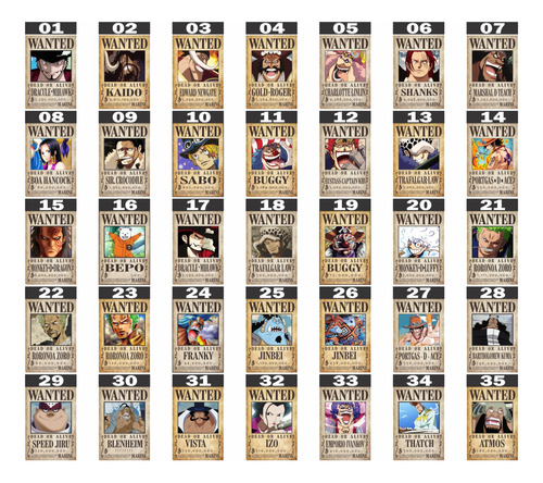 Recompensas One Piece Setx10 Escoge Tus Piratas