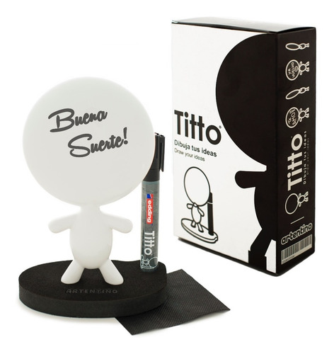 Imagen 4 de 9 de 3 Muñeco Pizarra Titto Artentino Regalo Hombre Mujer Oficina
