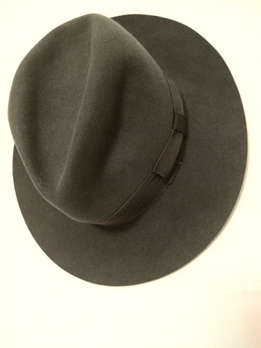 Sombrero De Pana Origen Berlín Nuevo Claudio López Músico Gris Oscuro Xl Lisa (Usado)