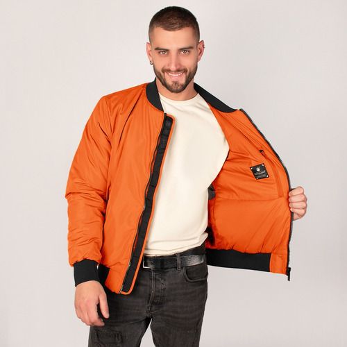 Chamarra Para Hombre Ligera Greenlander Tipo Bomber Casual