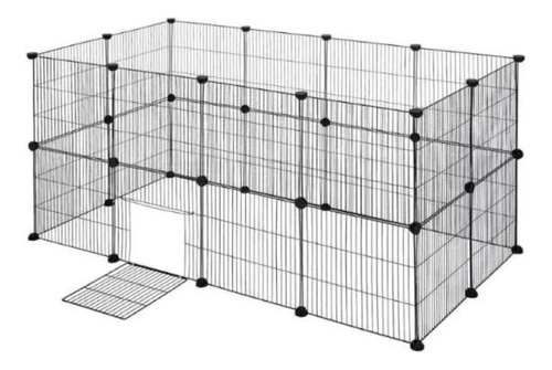 Jaula Armable De 23 Paneles Para Conejo, Cuy, Hurón.