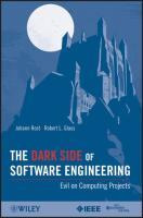 Libro The Dark Side Of Software Engineering : Evil On Com...