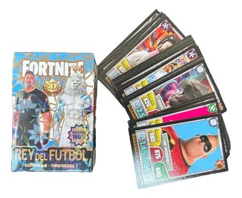 Cartas Fortnite Messi Rey Del Futbol - Colección Completa