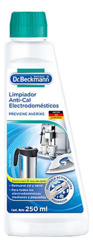 Limpiador Anti Cal Electrodomesticos 250ml Dr. Beckmann