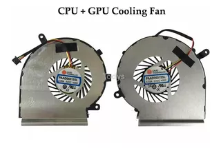 Cpu + Gpu Cooling Fan Para Msi Ge62 Gl62 Ge72 Gl72 Gp62 G...