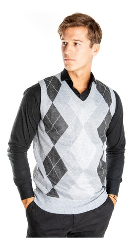 Sweater Hombre Chaleco Sin Mangas Rombo Olegario