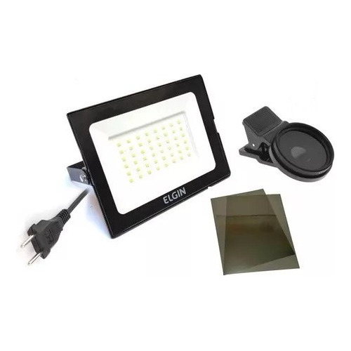 Pelicula E Lente Cpl + Refletor P/ Foto Tatuagem C/tomada 