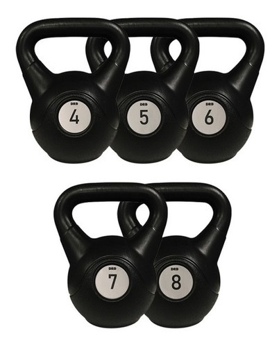 Pesa Rusa 4 A 8 Kg | Sin Relleno | Drb Kettlebell