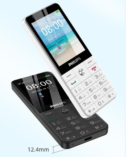 Celular Basico Philips 4g Ideal P Trabajo O Personas Mayores Azul Marino