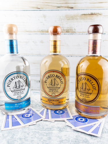 Puerto Bello Tequila Reposado 100% Agave 750 Ml