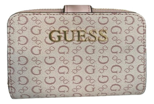 Billetera Monedero Rosa Guess Mujer