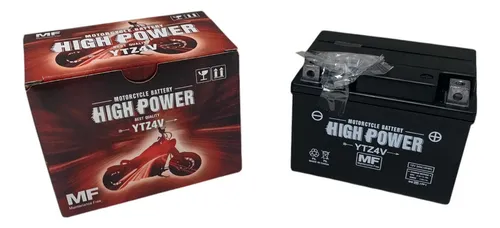 Bateria High Power Ytz4v Gel 12v 3ah Vzh Srl