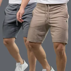 Kit 2 Bermudas Shorts Moletom Masculino Algodão Confortável