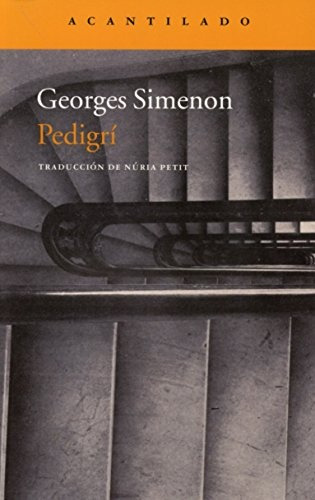Pedigri, Georges Simenon, Acantilado
