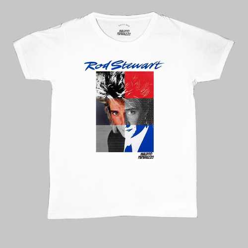 Rod Stewart Tour 1984 - Remera 100 % Algodón 