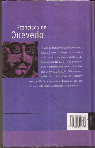 Francisco De Quevedo Rene Bouvier Libro Nuevo Tapa Dura