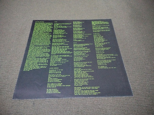Lp Vinil Roger Waters 1987 Radio K.a.o.s - Encarte (Usado)